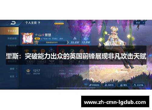 里斯：突破能力出众的英国前锋展现非凡攻击天赋